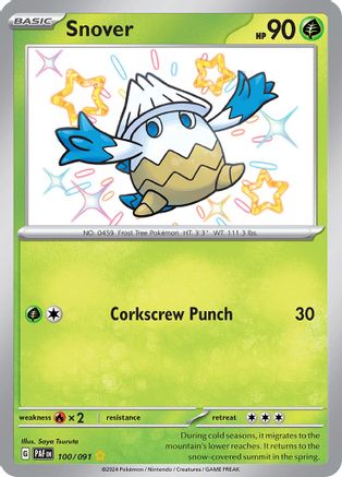 [PKM] Snover (100/091) [Scarlet & Violet: Paldean Fates]