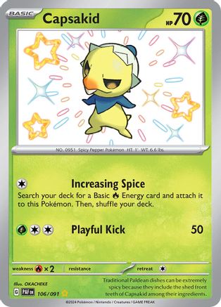 [PKM] Capsakid (106/091) [Scarlet & Violet: Paldean Fates]