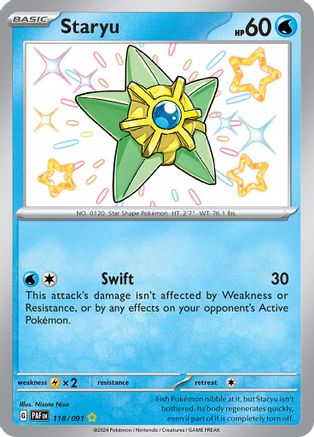 [PKM-R] Staryu (118/091) [Scarlet & Violet: Paldean Fates]