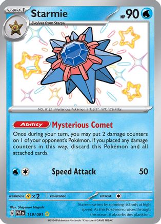 [PKM] Starmie (119/091) [Scarlet & Violet: Paldean Fates]
