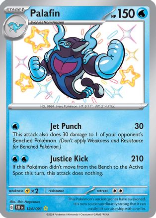 [PKM] Palafin (124/091) [Scarlet & Violet: Paldean Fates]