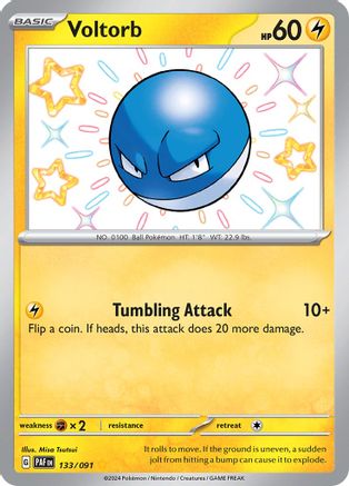[PKM] Voltorb (133/091) [Scarlet & Violet: Paldean Fates]