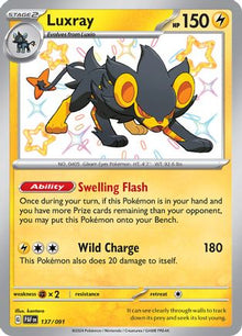 [PKM-R] Luxray (136/091) [Scarlet & Violet: Paldean Fates]