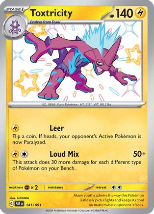 [PKM] Toxtricity (141/091) [Scarlet & Violet: Paldean Fates]