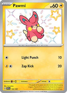 [PKM] Pawmi (142/091) [Scarlet & Violet: Paldean Fates]