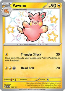 [PKM] Pawmo (143/091) [Scarlet & Violet: Paldean Fates]