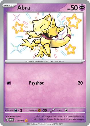 [PKM] Abra (148/091) [Scarlet & Violet: Paldean Fates]