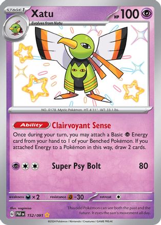 [PKM] Xatu (152/091) [Scarlet & Violet: Paldean Fates]