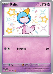 [PKM] Ralts (153/091) [Scarlet & Violet: Paldean Fates]