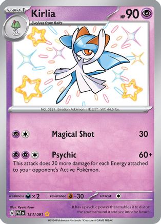 [PKM] Kirlia (154/091) [Scarlet & Violet: Paldean Fates]
