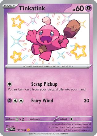 [PKM-R] Tinkatink (165/091) [Scarlet & Violet: Paldean Fates]