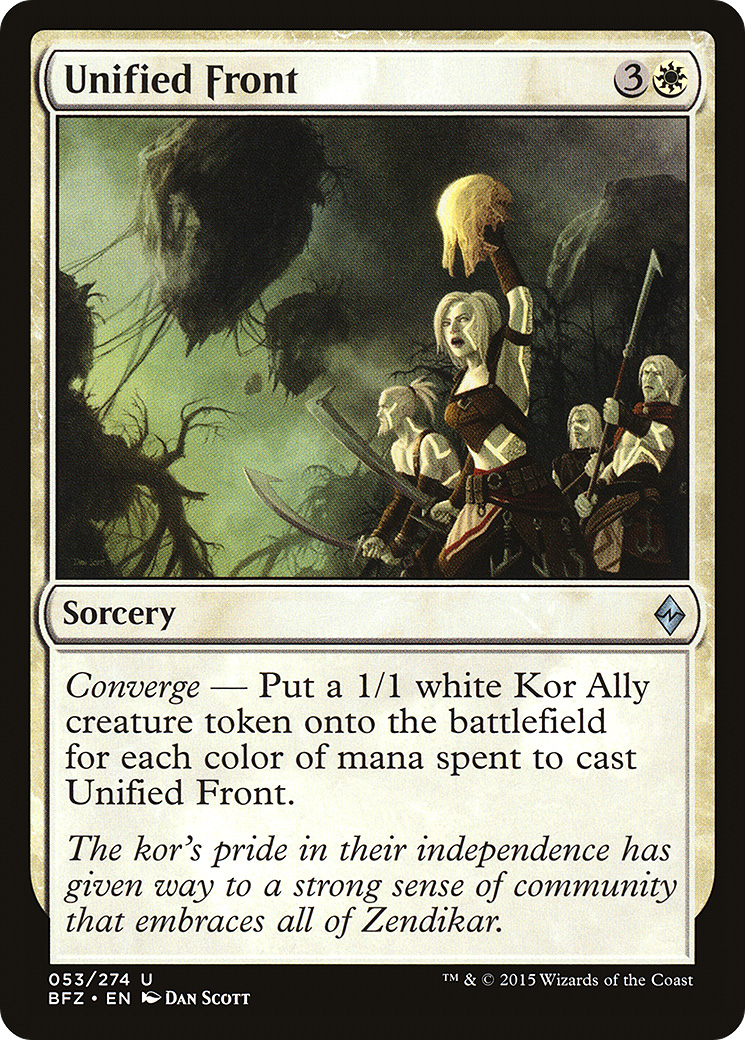 {C} Unified Front [Battle for Zendikar][BFZ 053]