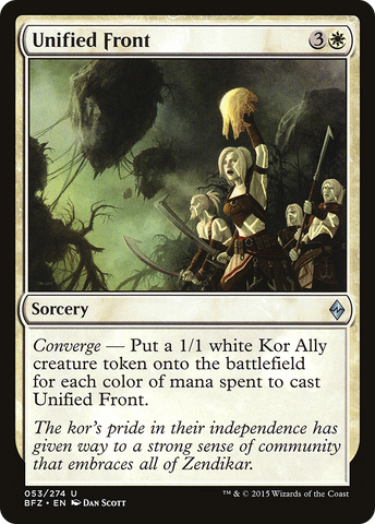 {C} Unified Front [Battle for Zendikar][BFZ 053]