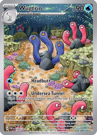 [PKM] Wugtrio (224/091) [Scarlet & Violet: Paldean Fates]