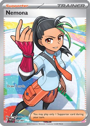 [TR] Nemona (229/091) [Scarlet & Violet: Paldean Fates]