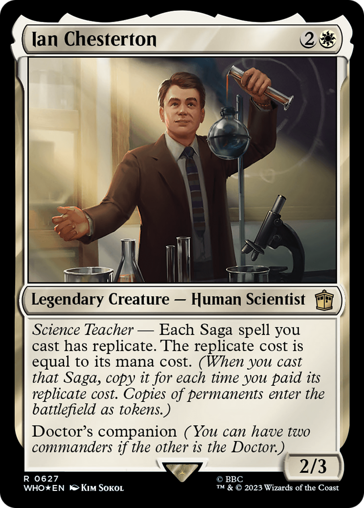 {R} Ian Chesterton (Surge Foil) [Doctor Who][WHO 627]