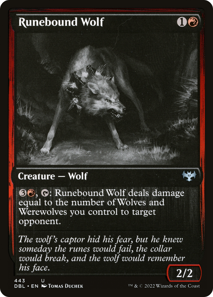 {C} Runebound Wolf [Innistrad: Double Feature][DBL 443]