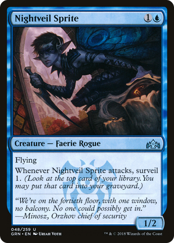{C} Nightveil Sprite [Guilds of Ravnica][GRN 048]