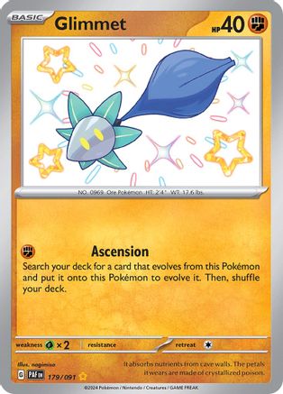 [PKM] Glimmet (179/091) [Scarlet & Violet: Paldean Fates]