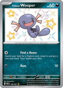 [PKM] Paldean Wooper (180/091) [Scarlet & Violet: Paldean Fates]