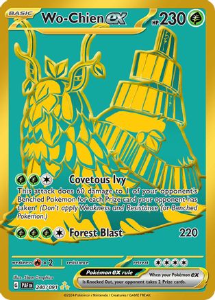 [PKM] Wo-Chien ex (240/091) [Scarlet & Violet: Paldean Fates]