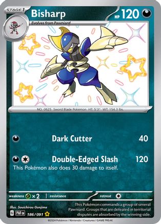 [PKM] Bisharp (186/091) [Scarlet & Violet: Paldean Fates]