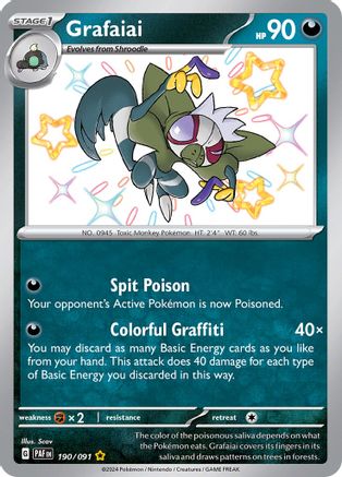 [PKM] Grafaiai (190/091) [Scarlet & Violet: Paldean Fates]