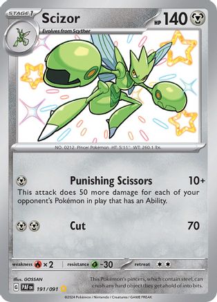 [PKM] Scizor (191/091) [Scarlet & Violet: Paldean Fates]