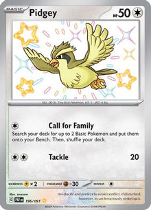 [PKM] Pidgey (196/091) [Scarlet & Violet: Paldean Fates]