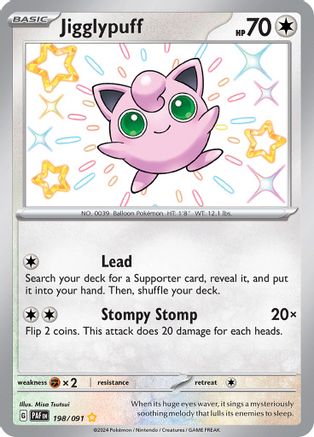 [PKM] Jigglypuff (198/091) [Scarlet & Violet: Paldean Fates]