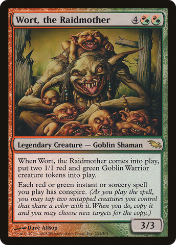 {R} Wort, the Raidmother [Shadowmoor][SHM 223]
