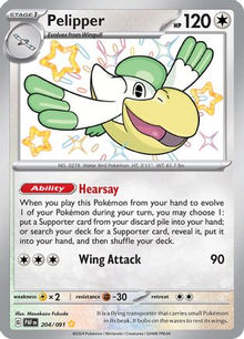 [PKM] Pelipper (204/091) [Scarlet & Violet: Paldean Fates]