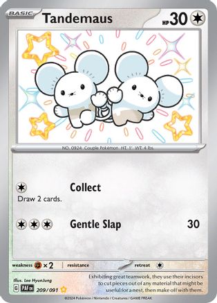 [PKM] Tandemaus (208/091) [Scarlet & Violet: Paldean Fates]