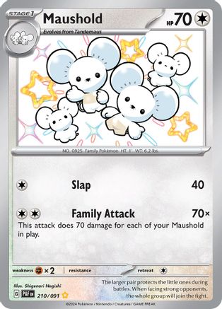 [PKM] Maushold (210/091) [Scarlet & Violet: Paldean Fates]