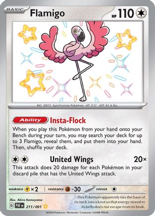 [PKM-R] Flamigo (211/091) [Scarlet & Violet: Paldean Fates]
