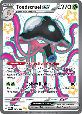 [PKM] Toedscruel ex (213/091) [Scarlet & Violet: Paldean Fates]