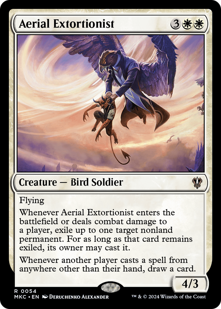 {R} Aerial Extortionist [Murders at Karlov Manor Commander][MKC 054]