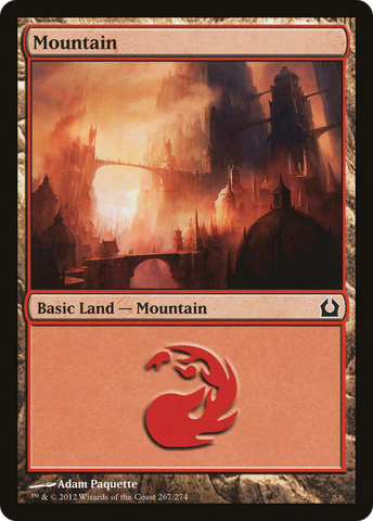 {B}[RTR 267] Mountain (267) [Return to Ravnica]