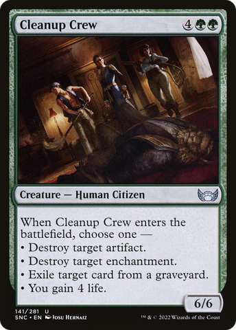 {C} Cleanup Crew [Streets of New Capenna][SNC 141]