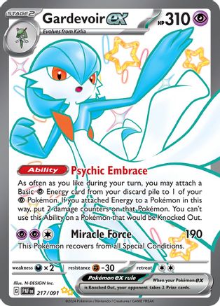 [PKM] Gardevoir ex (217/091) [Scarlet & Violet: Paldean Fates]