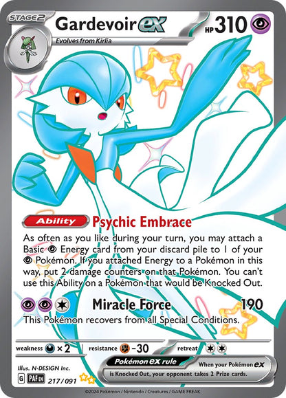 [PKM] Gardevoir ex (217/091) [Scarlet & Violet: Paldean Fates]