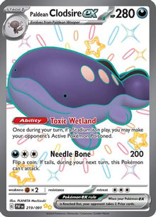 [PKM] Paldean Clodsire ex (219/091) [Scarlet & Violet: Paldean Fates]