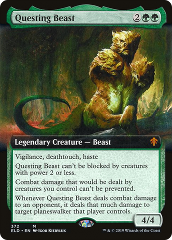 {R} Questing Beast (Extended Art) [Throne of Eldraine][ELD 372]