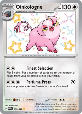 [PKM] Oinkologne (208/091) [Scarlet & Violet: Paldean Fates]