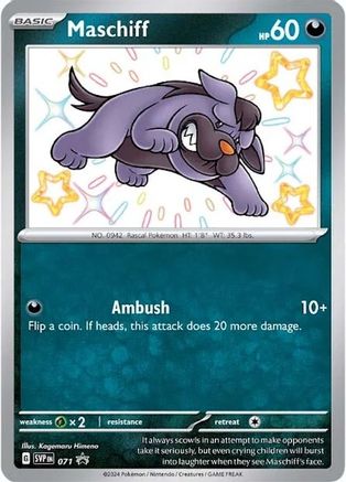 [PKM] Maschiff (SVP071) - 071 [Scarlet & Violet: Black Star Promos]