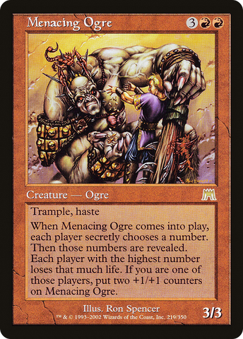 {R} Menacing Ogre [Onslaught][ONS 219]