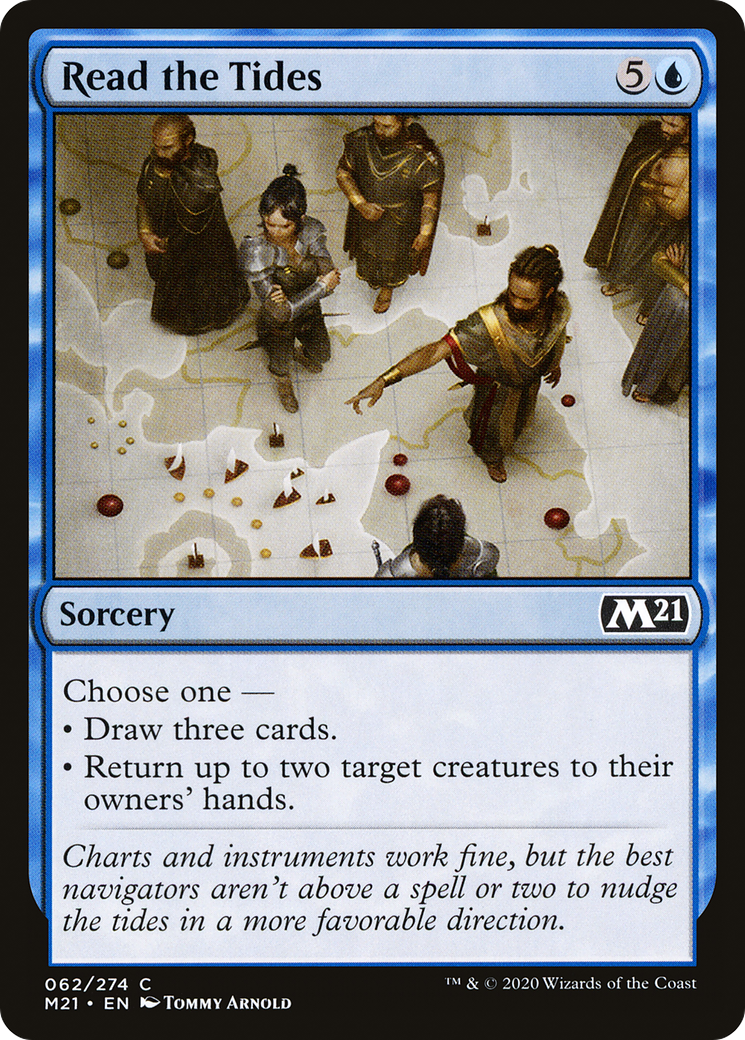 {C} Read the Tides [Core Set 2021][M21 062]