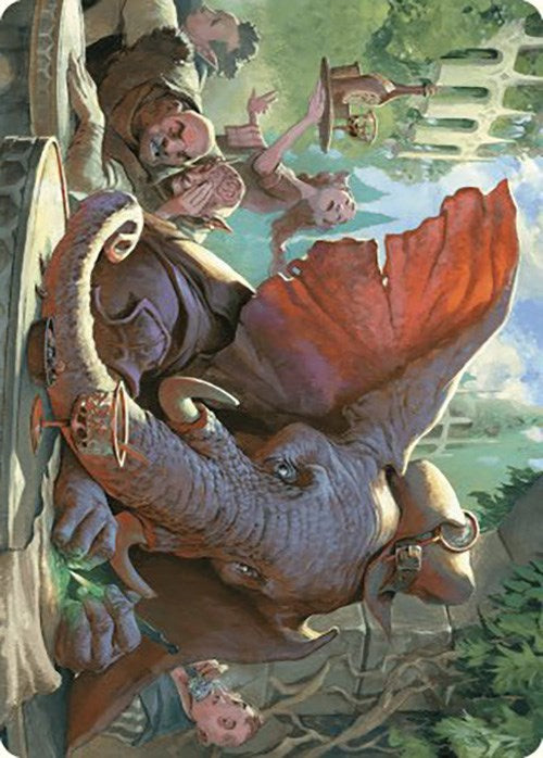 {A} Loxodon Eavesdropper Art Card [Murders at Karlov Manor Art Series][AMKM 015]