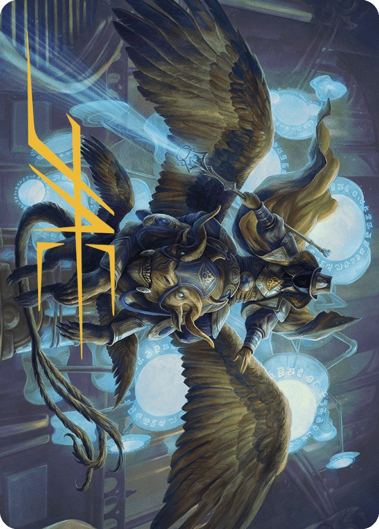 {A} Ezrim, Agency Chief Art Card (Gold-Stamped Signature) [Murders at Karlov Manor Art Series][GS AMKM 020]