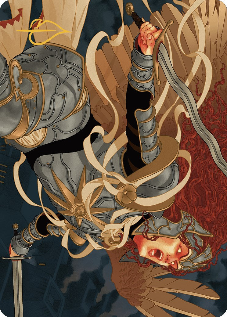 {A} Aurelia, the Law Above Art Card (41/49) (Gold-Stamped Signature) [Murders at Karlov Manor Art Series][GS AMKM 041]